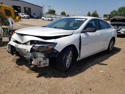 Salvage cars for sale from Copart Elgin, IL: 2017 Chevrolet Malibu LS