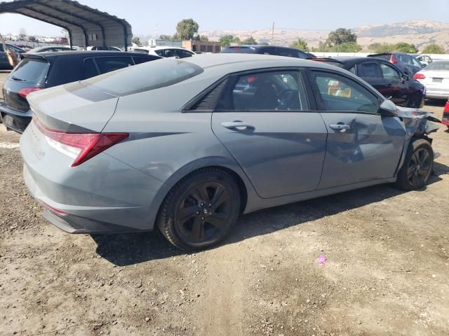 2021 Hyundai Elantra Blue