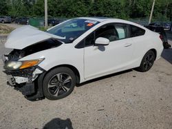 Salvage cars for sale at Candia, NH auction: 2015 Honda Civic EX