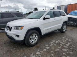 Jeep salvage cars for sale: 2016 Jeep Grand Cherokee Laredo