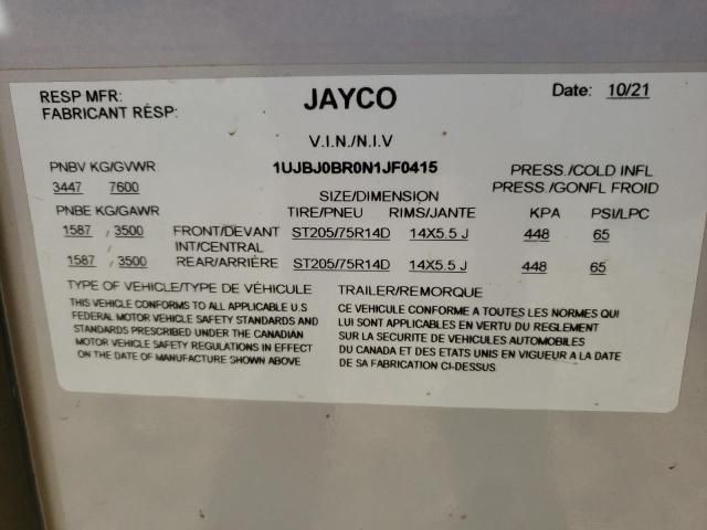 2022 Jayco JFTH27BHB