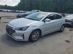 Salvage cars for sale at Glassboro, NJ auction: 2019 Hyundai Elantra SEL