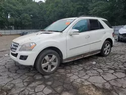 Carros salvage a la venta en subasta: 2011 Mercedes-Benz ML 350