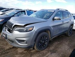 Salvage cars for sale at Brighton, CO auction: 2019 Jeep Cherokee Latitude Plus