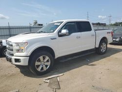 Salvage cars for sale at Chicago Heights, IL auction: 2015 Ford F150 Supercrew