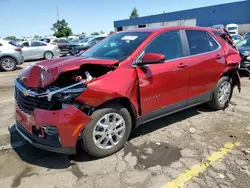 2022 Chevrolet Equinox LT en venta en Woodhaven, MI