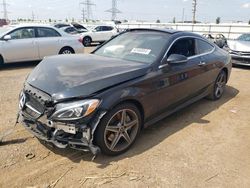 Mercedes-Benz C 300 4matic salvage cars for sale: 2018 Mercedes-Benz C 300 4matic