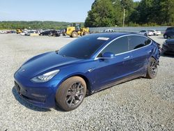 Salvage cars for sale at Concord, NC auction: 2018 Tesla Model 3