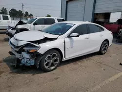 Chevrolet salvage cars for sale: 2020 Chevrolet Malibu LT