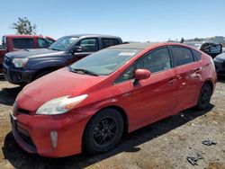 Salvage cars for sale at San Martin, CA auction: 2012 Toyota Prius