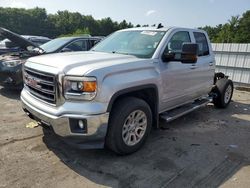 Salvage trucks for sale at Exeter, RI auction: 2015 GMC Sierra K1500 SLE