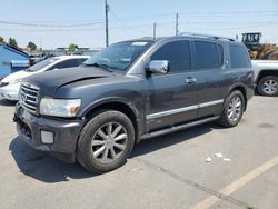 Salvage cars for sale at Nampa, ID auction: 2010 Infiniti QX56