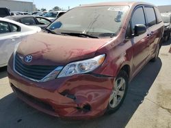 Toyota Sienna salvage cars for sale: 2012 Toyota Sienna Base