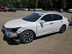 Honda salvage cars for sale: 2016 Honda Accord EX