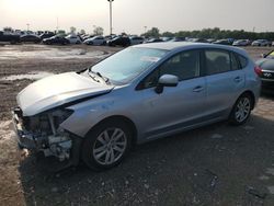 Salvage cars for sale at Indianapolis, IN auction: 2015 Subaru Impreza Premium