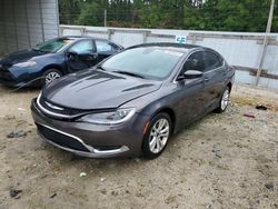 Salvage cars for sale at Seaford, DE auction: 2015 Chrysler 200 Limited