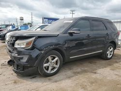 Salvage cars for sale at Chicago Heights, IL auction: 2017 Ford Explorer XLT