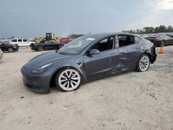 Salvage cars for sale from Copart Houston, TX: 2023 Tesla Model 3