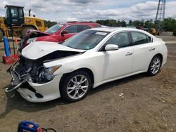 Salvage cars for sale at Windsor, NJ auction: 2014 Nissan Maxima S