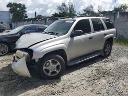 Salvage cars for sale at Opa Locka, FL auction: 2006 Chevrolet Trailblazer LS