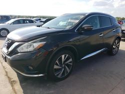 Salvage cars for sale at Grand Prairie, TX auction: 2015 Nissan Murano S