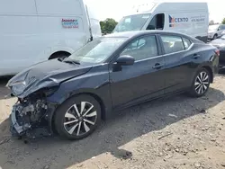 Salvage cars for sale at Hillsborough, NJ auction: 2022 Nissan Sentra SV