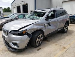 Salvage cars for sale at Rogersville, MO auction: 2019 Jeep Cherokee Limited