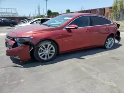 Chevrolet salvage cars for sale: 2018 Chevrolet Malibu LT