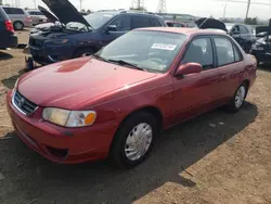 Carros salvage sin ofertas aún a la venta en subasta: 2001 Toyota Corolla CE