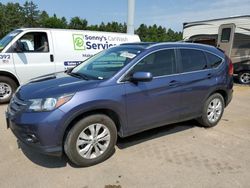 Salvage cars for sale at Eldridge, IA auction: 2012 Honda CR-V EX