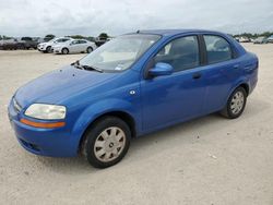 Chevrolet Aveo salvage cars for sale: 2005 Chevrolet Aveo Base