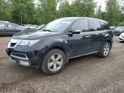 Salvage cars for sale at Cookstown, ON auction: 2011 Acura MDX Technology