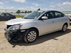 Nissan salvage cars for sale: 2018 Nissan Sentra S