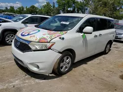 Salvage cars for sale at Bridgeton, MO auction: 2013 Nissan Quest S