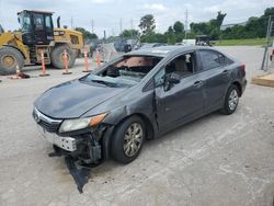 Honda salvage cars for sale: 2012 Honda Civic LX