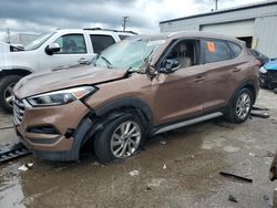 Salvage cars for sale at Chicago Heights, IL auction: 2017 Hyundai Tucson Limited