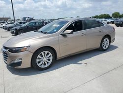 Chevrolet salvage cars for sale: 2019 Chevrolet Malibu LT