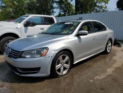 Carros dañados por inundaciones a la venta en subasta: 2013 Volkswagen Passat SE