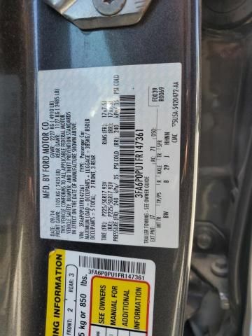 2015 Ford Fusion SE Phev