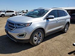 Salvage cars for sale at Brighton, CO auction: 2018 Ford Edge SEL