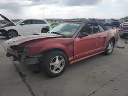 Salvage cars for sale at Grand Prairie, TX auction: 2001 Ford Mustang