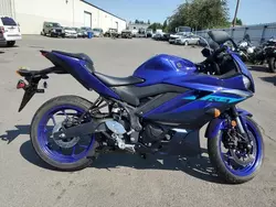 Salvage motorcycles for sale at Woodburn, OR auction: 2024 Yamaha YZFR3 A