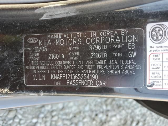 2006 KIA Spectra LX