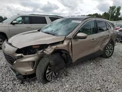 Salvage cars for sale at Wayland, MI auction: 2020 Ford Escape Titanium