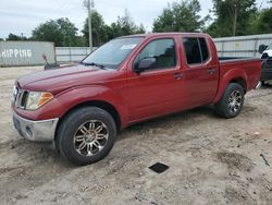 Salvage cars for sale from Copart Midway, FL: 2007 Nissan Frontier Crew Cab LE