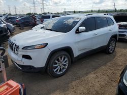 Jeep salvage cars for sale: 2017 Jeep Cherokee Limited