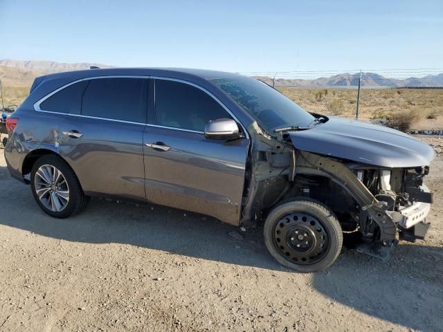 2017 Acura MDX Technology