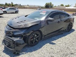 Salvage cars for sale at Mentone, CA auction: 2018 Honda Civic SI