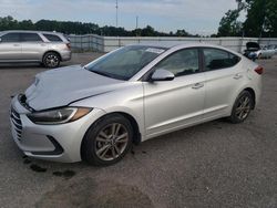 Hyundai Elantra sel salvage cars for sale: 2018 Hyundai Elantra SEL