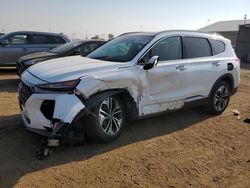 Salvage cars for sale at Brighton, CO auction: 2020 Hyundai Santa FE Limited